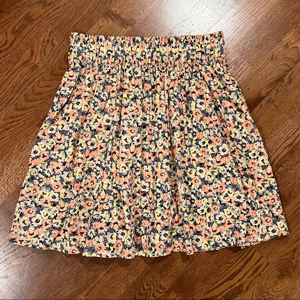 Floral Mini Skirt